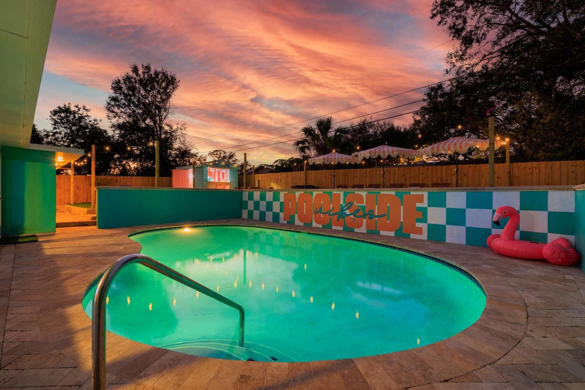 Private Pool 6 MI to Clearwater Beach Fire Pit Game Room ภายนอก รูปภาพ