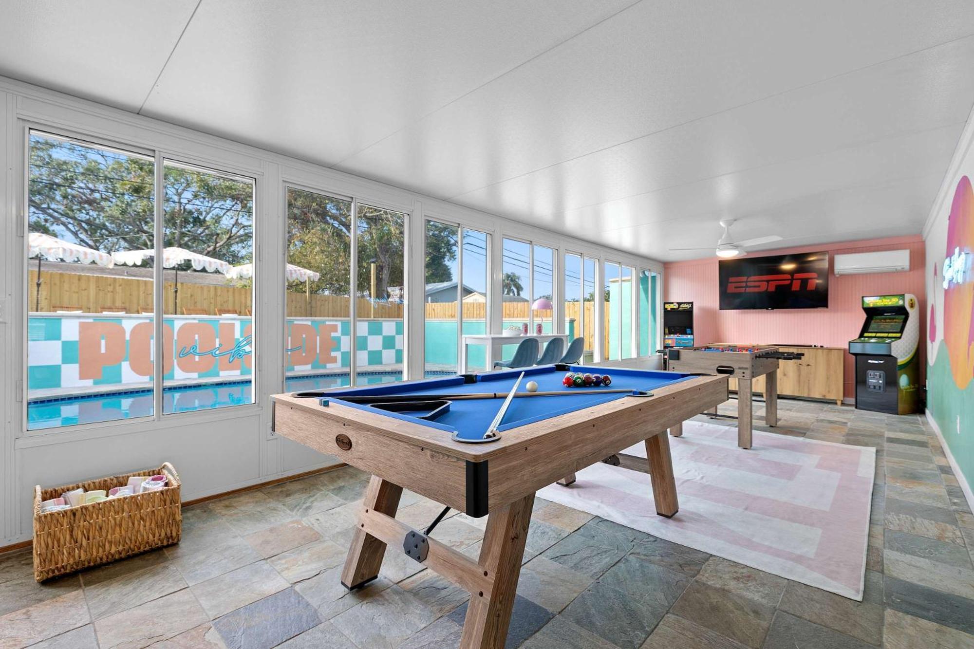 Private Pool 6 MI to Clearwater Beach Fire Pit Game Room ภายนอก รูปภาพ